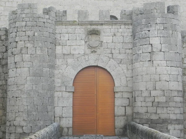 Porta di un castello . — Foto Stock