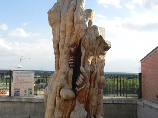 Rzeźba z drewna. — Zdjęcie stockowe