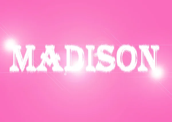 Name: Madison. — Stock Photo, Image
