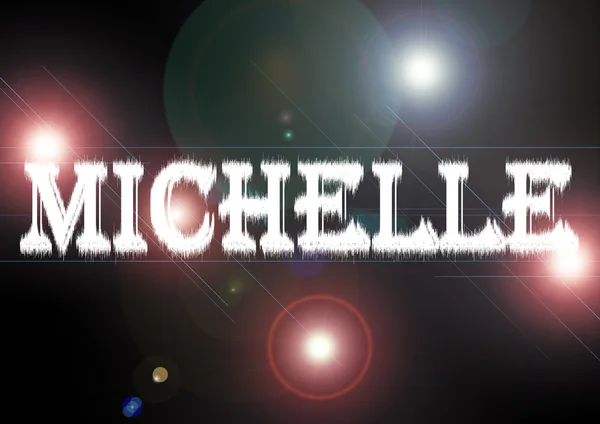 Name: Michelle. — Stockfoto