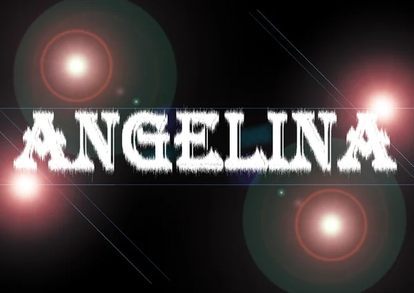 Name: Angelina. — Stock Photo, Image
