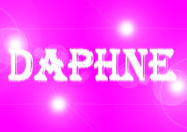 Namn: daphne. — Stockfoto