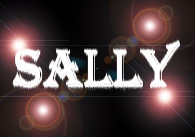 kadının adı: sally.