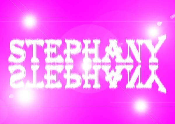 Woman name: Stephany. — Stock Photo, Image