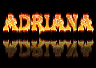 kadının adı: adriana.