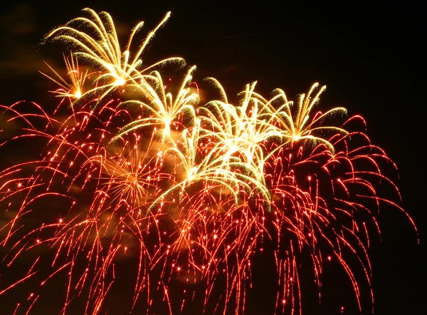 Fogos de artifício. — Fotografia de Stock