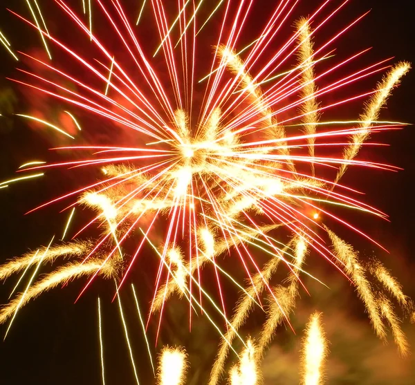 Fogos de artifício. — Fotografia de Stock