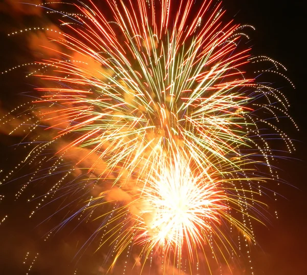 Fogos de artifício. — Fotografia de Stock