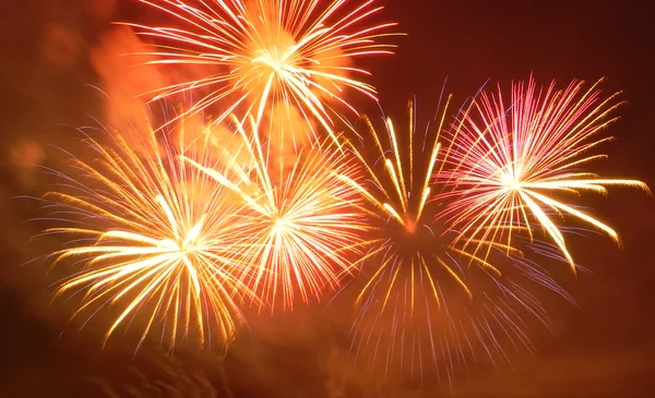 Fuegos artificiales. —  Fotos de Stock