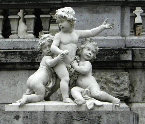 Staty av änglar. Royaltyfria Stockbilder