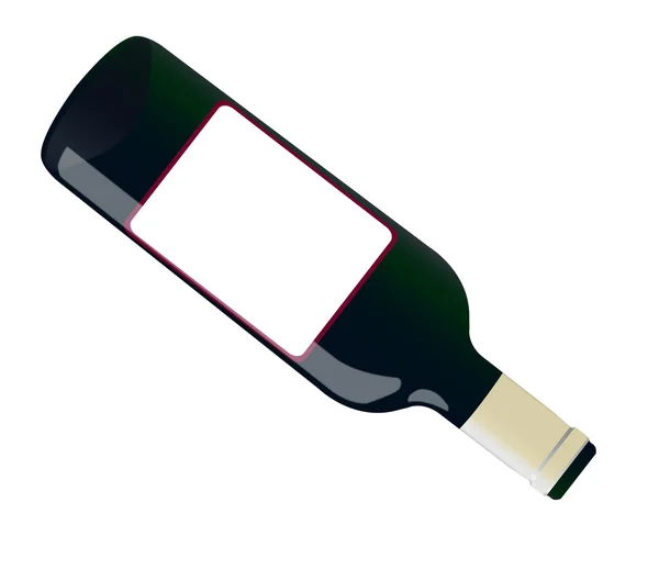 Открытая бутылка — стоковый вектор