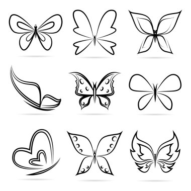 vektör grubu kelebek