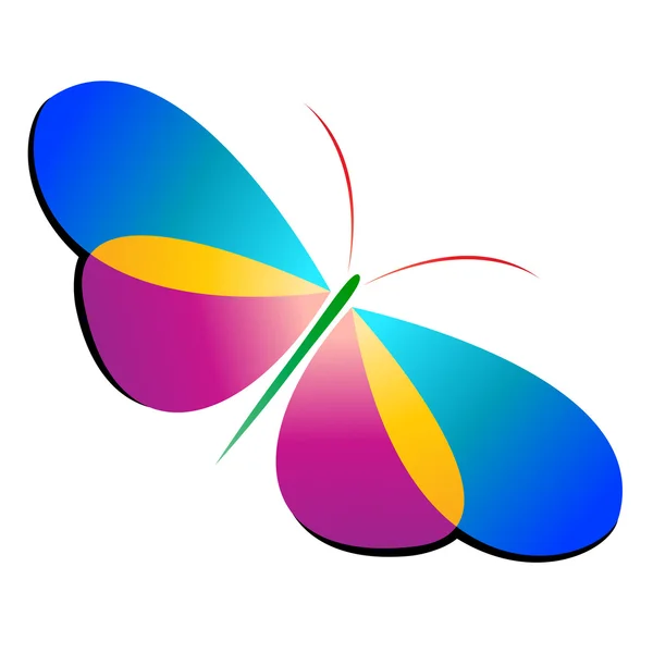 Mariposa. — Vector de stock