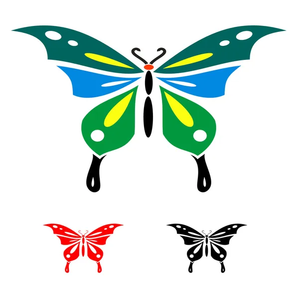 Mariposa. — Vector de stock