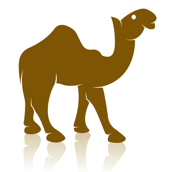 Imagem vetorial de um camelo — Vetor de Stock