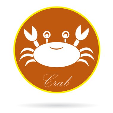 vektör görüntü bir yengeç