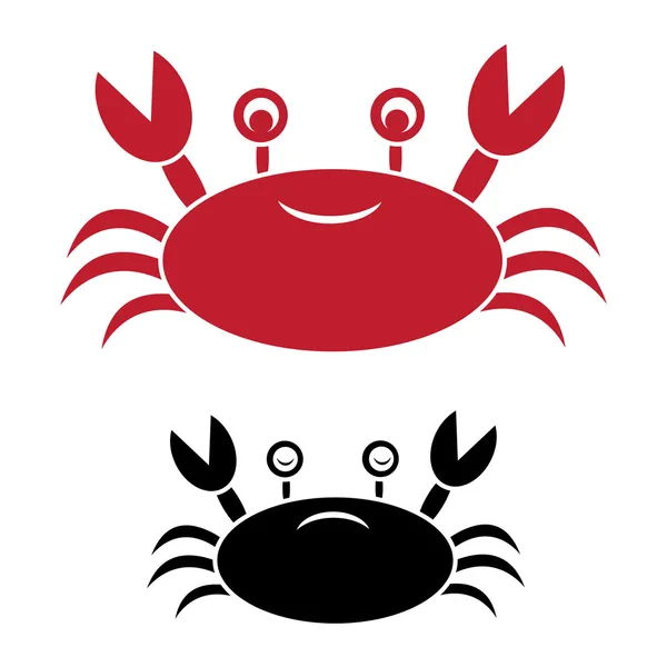 Vector afbeelding van een krab — Stockvector