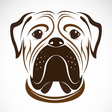 Bir köpek (bulldog vektör görüntü)