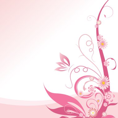 Pembe çiçek