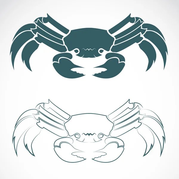 Vector image of an crab — Stock Vector