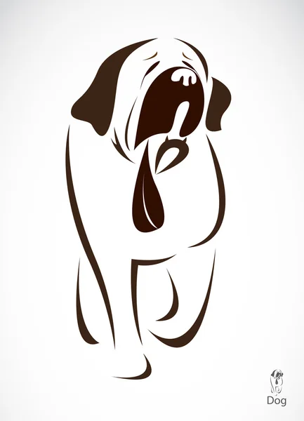 Imagen vectorial de un perro — Archivo Imágenes Vectoriales