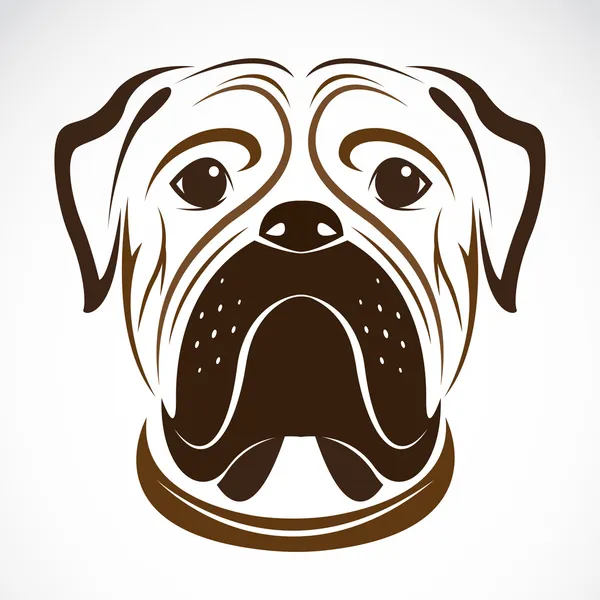 Imagen vectorial de un perro (bulldog ) — Archivo Imágenes Vectoriales
