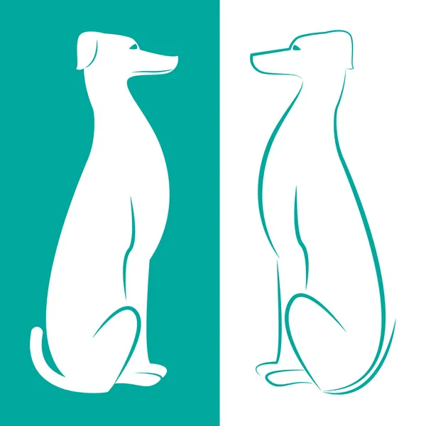 Imagen vectorial de un perro — Archivo Imágenes Vectoriales