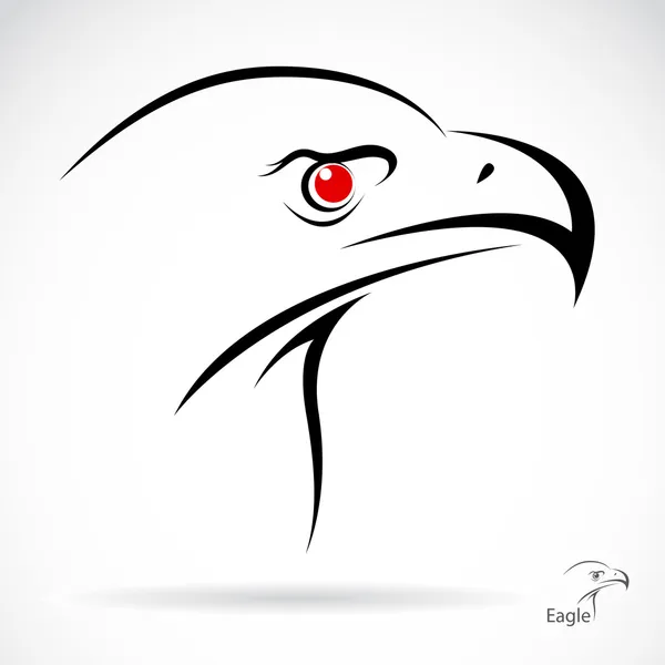 Imagen vectorial de un águila — Vector de stock