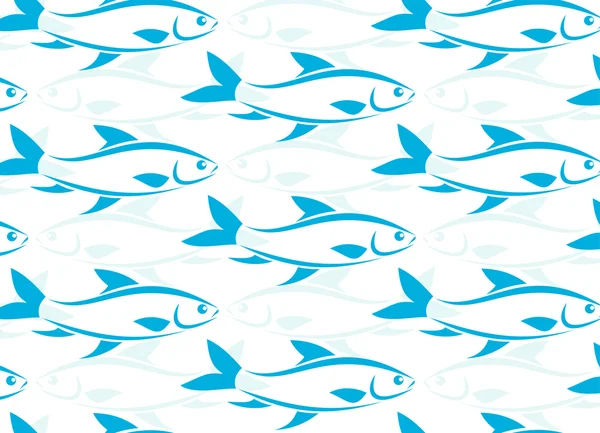 Seamless wallpaper fish — Stock Vector