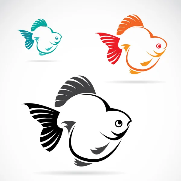 Vector image of an goldfish — Stock Vector