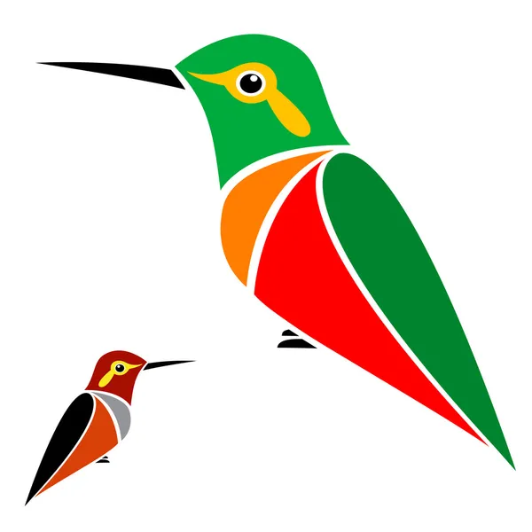 Imagen vectorial de un colibrí — Archivo Imágenes Vectoriales