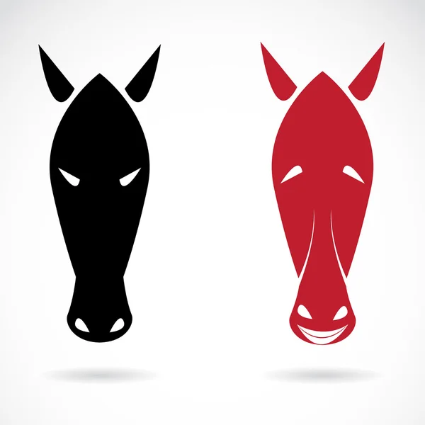 Imagem vetorial de uma máscara de cavalo — Vetor de Stock