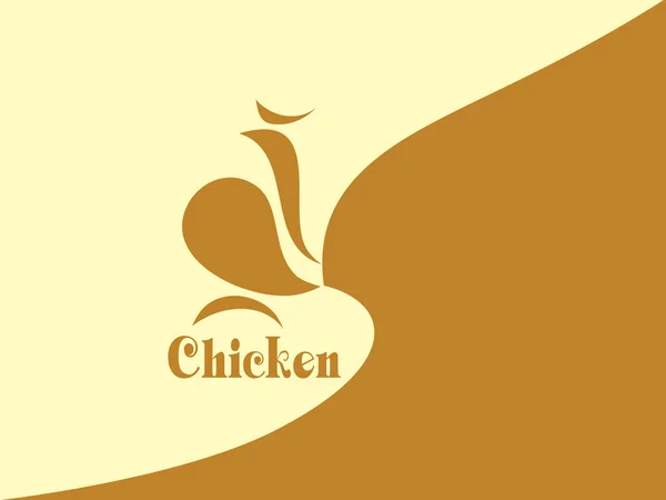 Bildedesign kylling – stockvektor