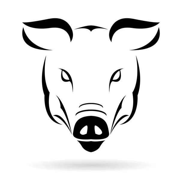 Vektorbilde av en gris – stockvektor