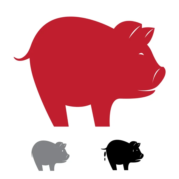 Image vectorielle d'un porc — Image vectorielle