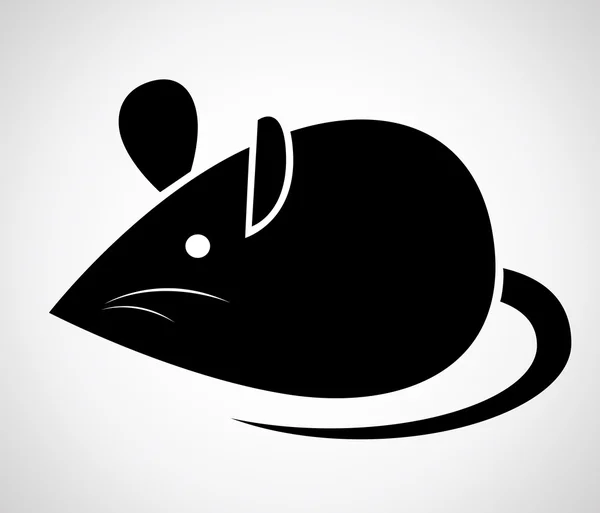 Vector image of an rat — Stock Vector