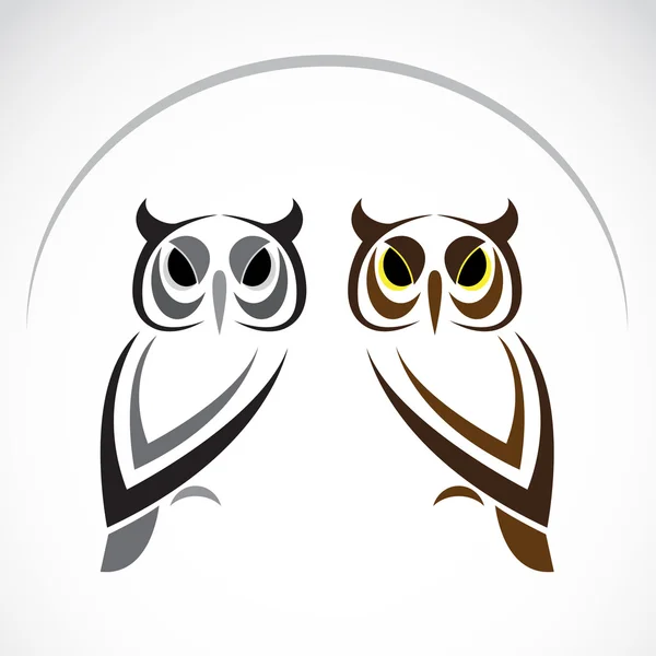 Vector image of an owl — Stock Vector