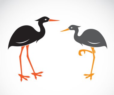 bir leylek vektör görüntü