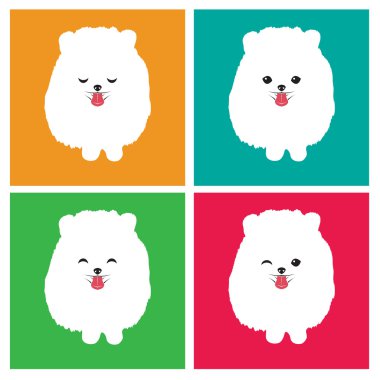 vektör görüntü bir köpek pomeranian