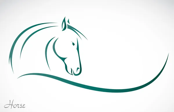 Imagen vectorial de un caballo — Vector de stock