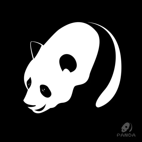 Vektorbild av en panda — Stock vektor