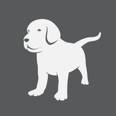 vektör görüntü bir labrador yavrusu