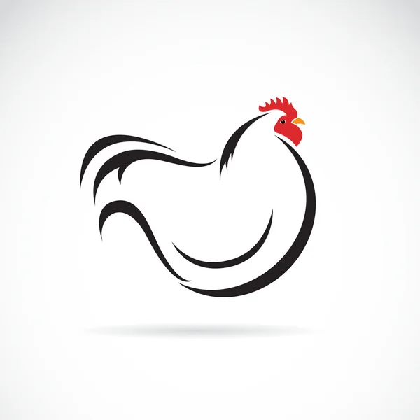 Imagen vectorial de una gallina — Vector de stock