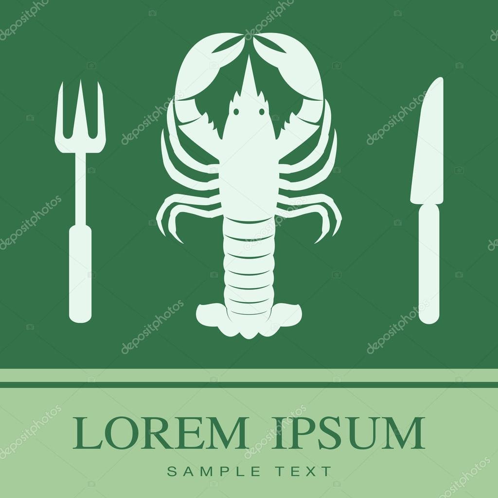 Lobster, Fork and Knife icon