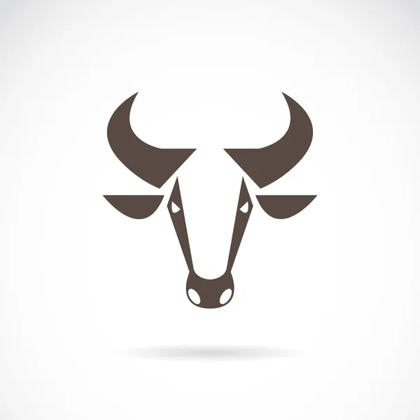Vector image of an cow head — Stock Vector
