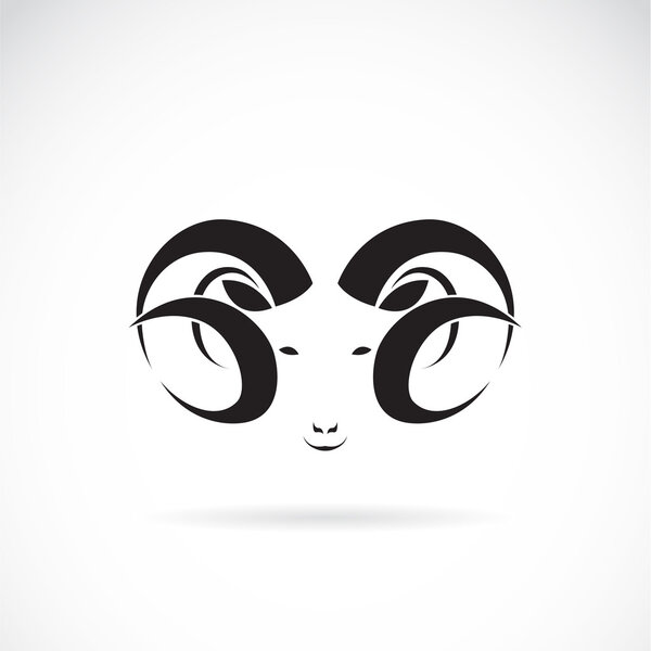 Vector image of an big ram