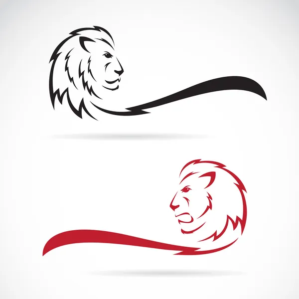 Imagen vectorial de un león — Vector de stock