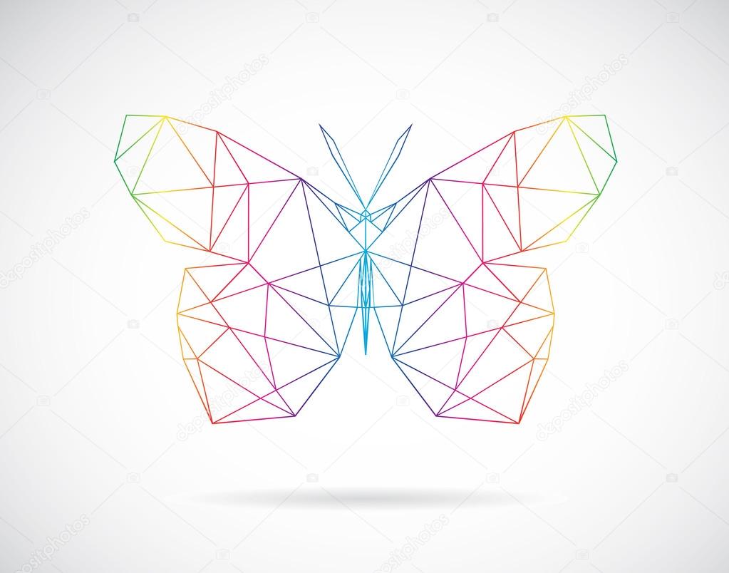 Vector image of an butterfly design 