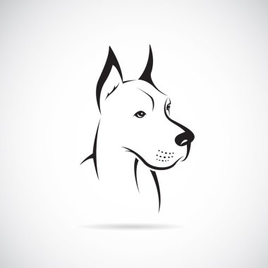 Bir köpek (Danua vektör görüntü) 