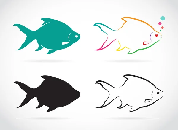 Groupe vectoriel de poissons — Image vectorielle